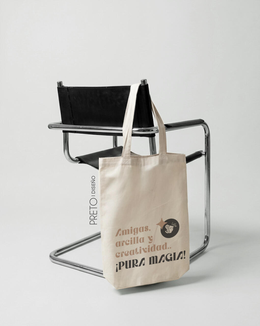 Tote bag Amigas, arcilla y creatividad